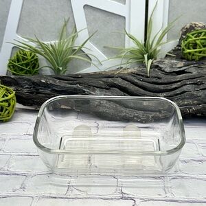 {arcoroc | france} Crystal Glass Mini Baking Cake Loaf Pan Casserole Dish